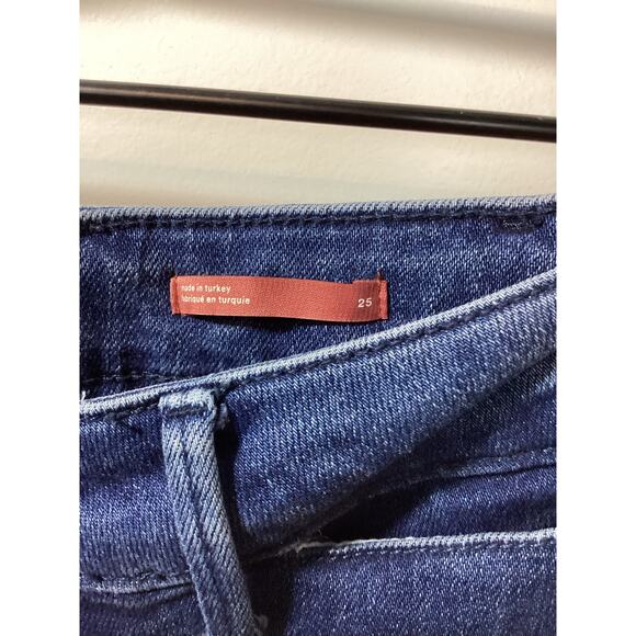 Anthropologie pilcro the skipper wide leg high rise jeans womens size 25 - Picture 7 of 16